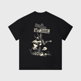I Sold My Soul to Play Guitar Black Graphic Tee