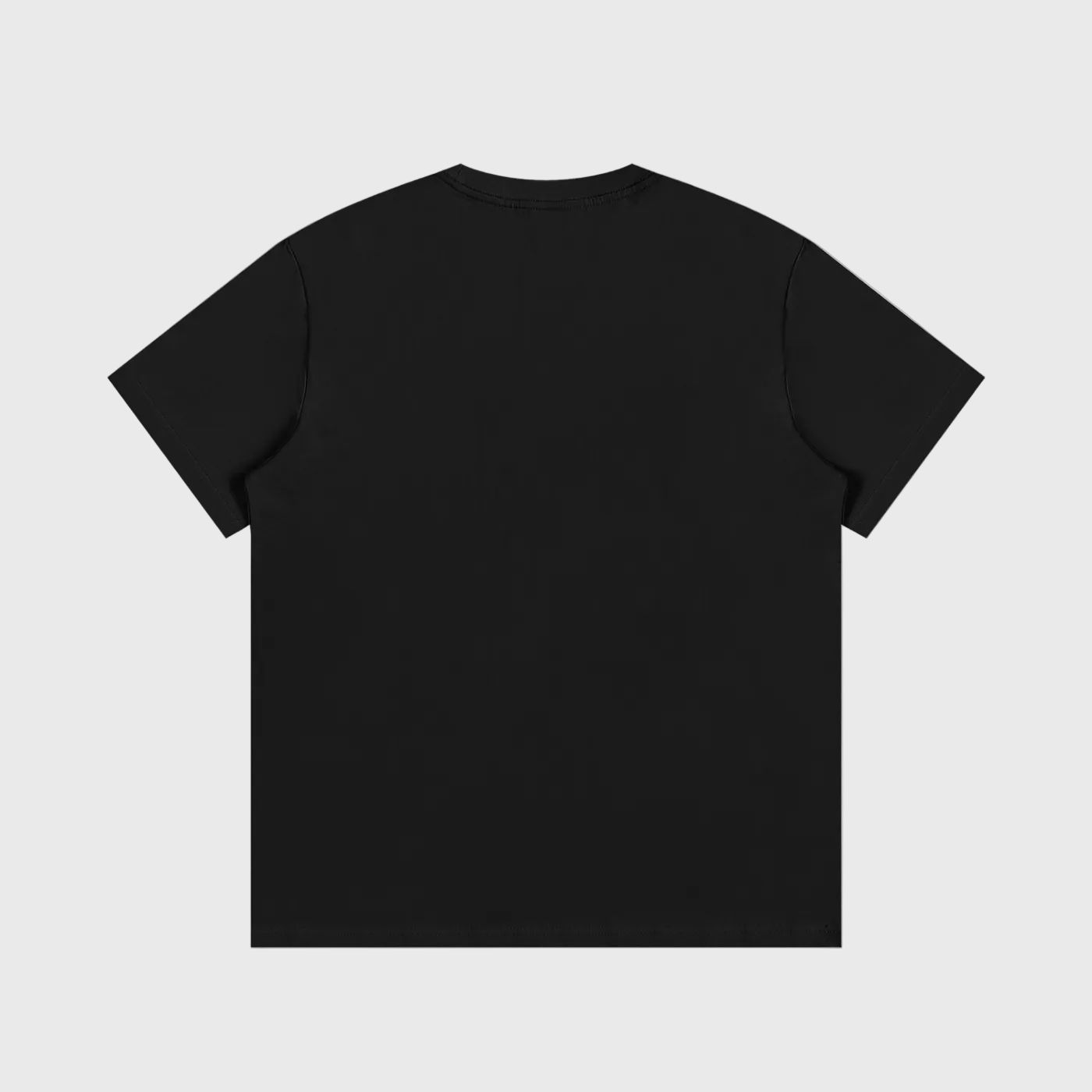 Black DORTI t-shirt on a white background