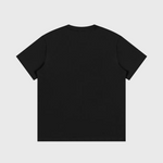 Black DORTI t-shirt on a white background