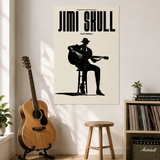 Jimi Skull Play Boldly Poster