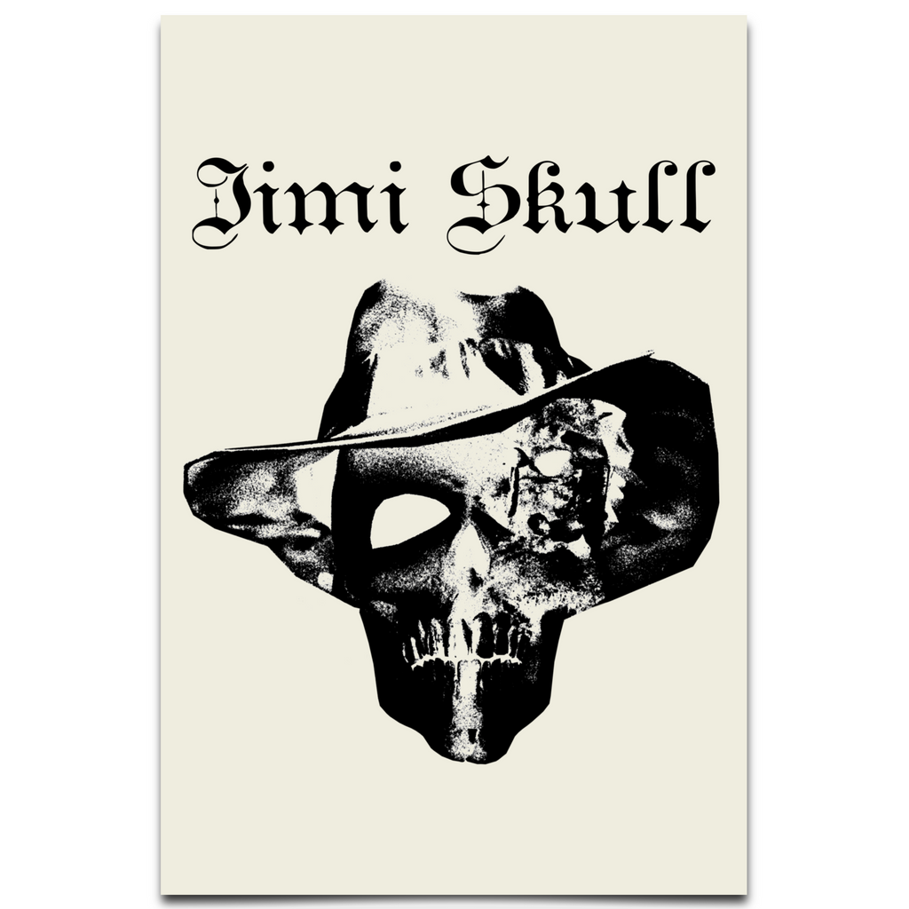 The Jimi Skull Gothic Premium Matte Paper Poster 30x45 cm / 12x18″