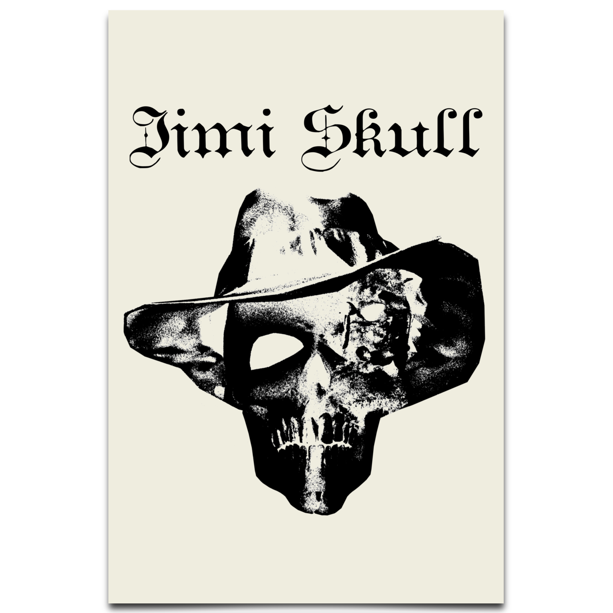 The Jimi Skull Gothic Premium Matte Paper Poster 30x45 cm / 12x18″