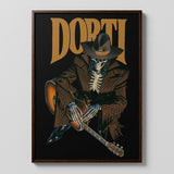 Sitting In Framed Poster