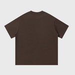 Brown DORTI t-shirt on a white background