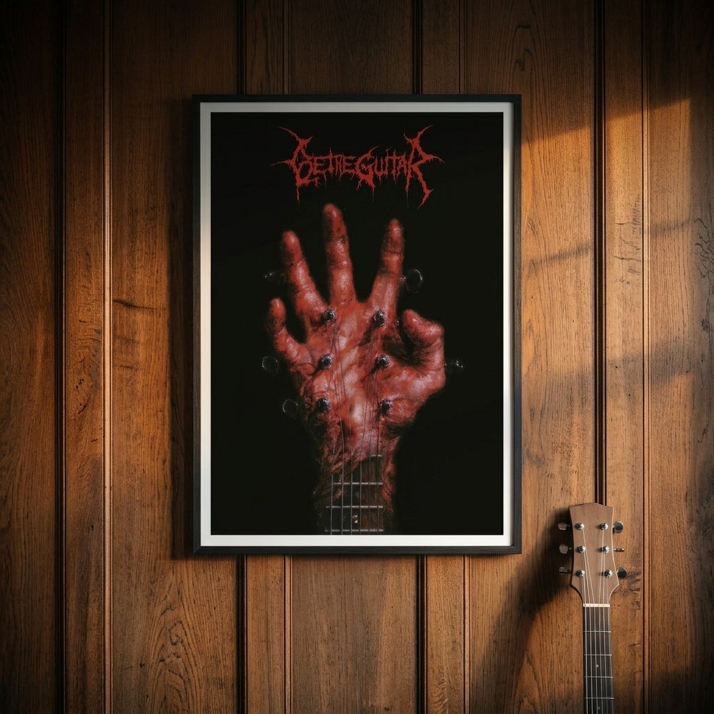 Be the Guitar Framed Poster