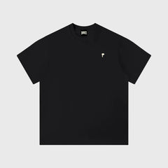 DORTI I Sold My Soul to Play Guitar black tee, plain view with a small Jimi Skull logo