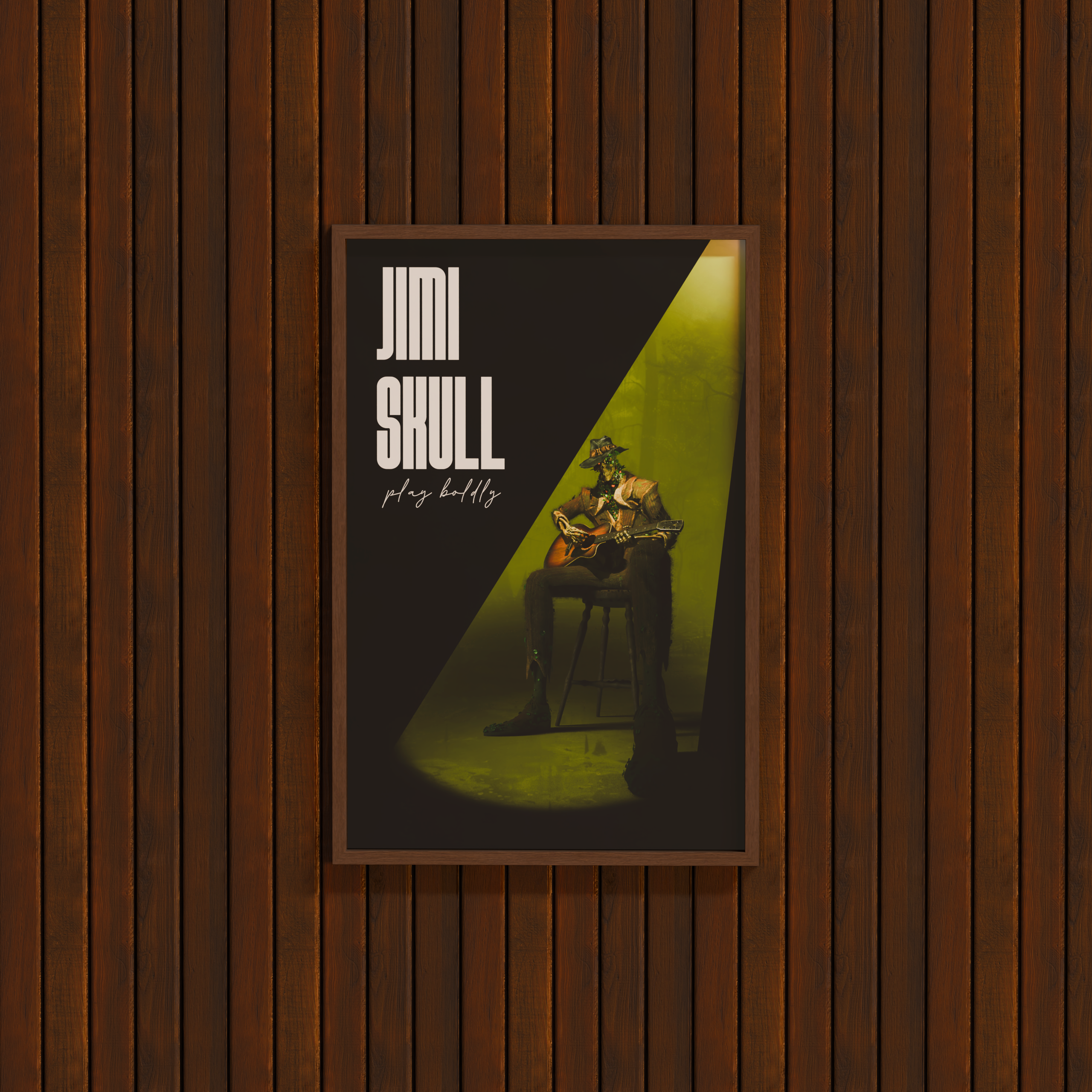 The Jimi Skull Modernist Premium Matte Paper Poster 30x45 cm / 12x18″