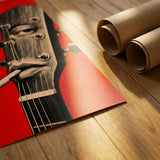 My Guitar Needs a Smoke Break Framed Poster