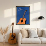 Caution: Will Play Wonderwall Framed Poster